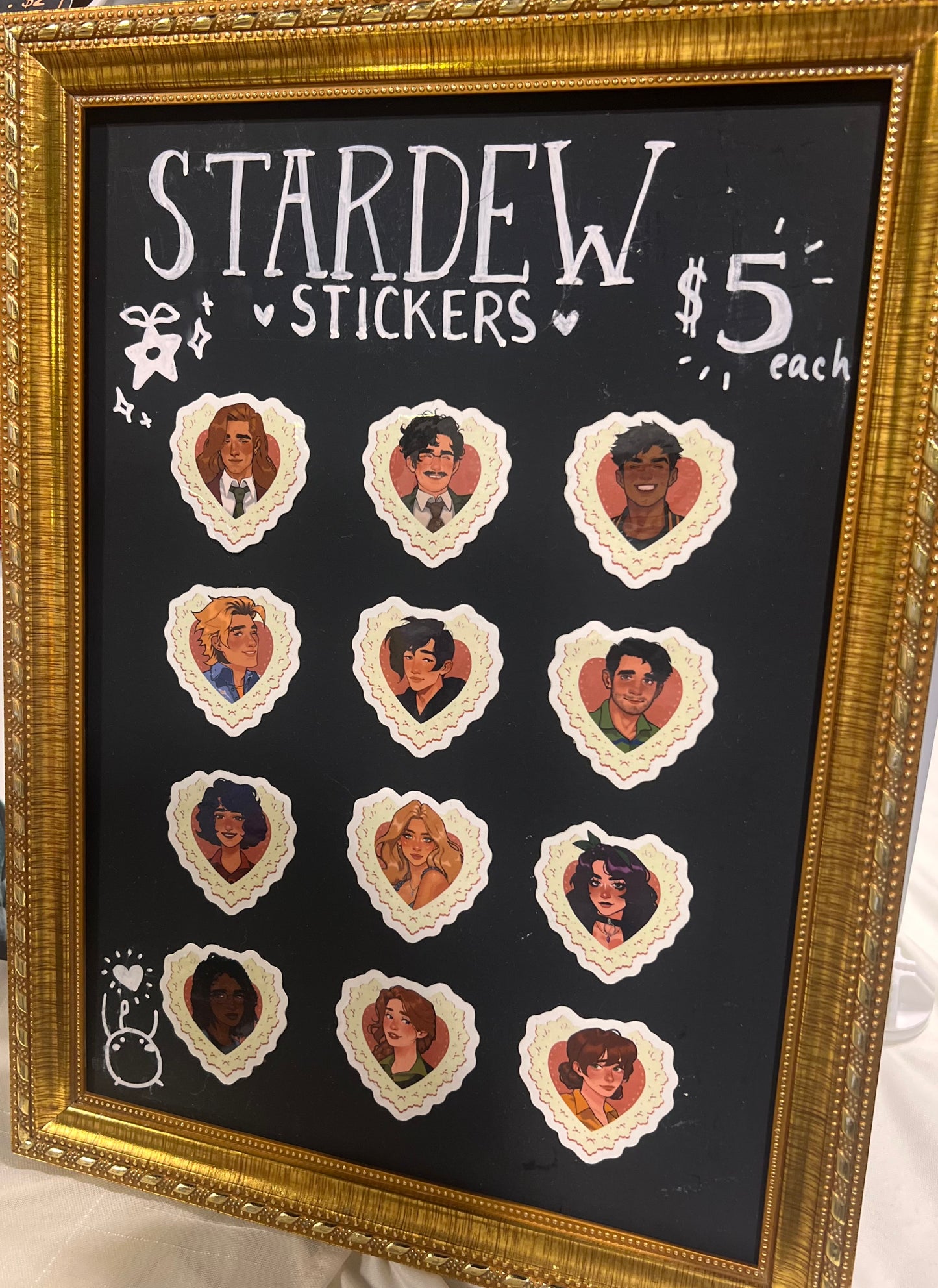 Stardew Valley Heart Stickers