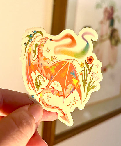 Dragon Painter Sticker