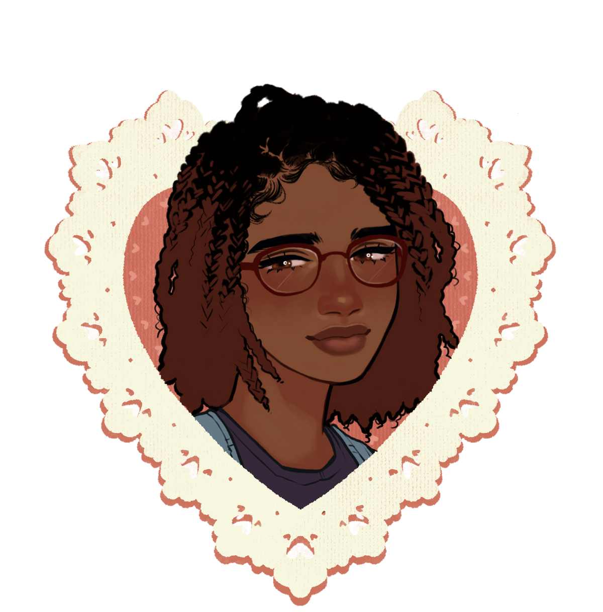 Stardew Valley Heart Stickers
