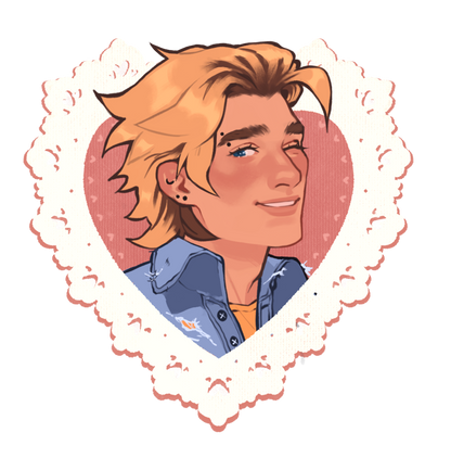 Stardew Valley Heart Stickers